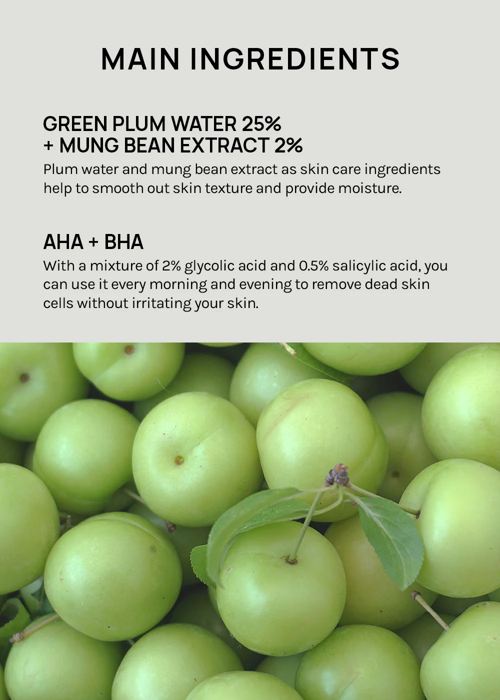 Beauty of Joseon Green Plum Refreshing Toner: AHA + BHA 150ml - Image 4