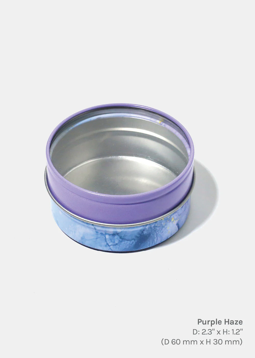 Decorative Tin Round Clear Top - Image 8