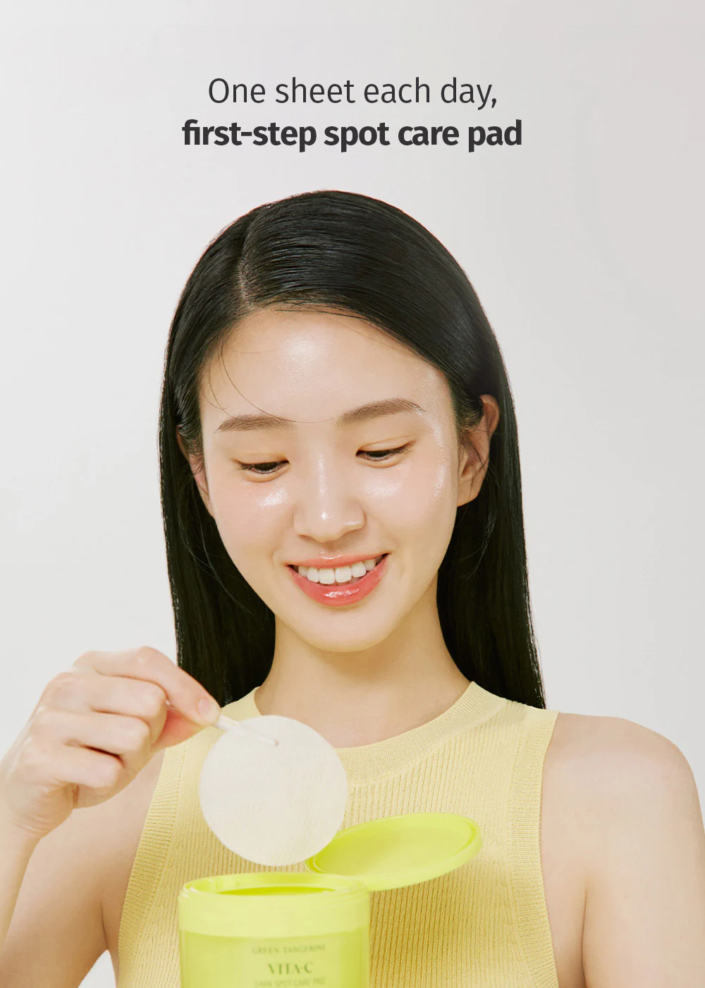 goodal Green Tangerine Vita C Dark Spot Care Pad (70 Sheets) - Image 6