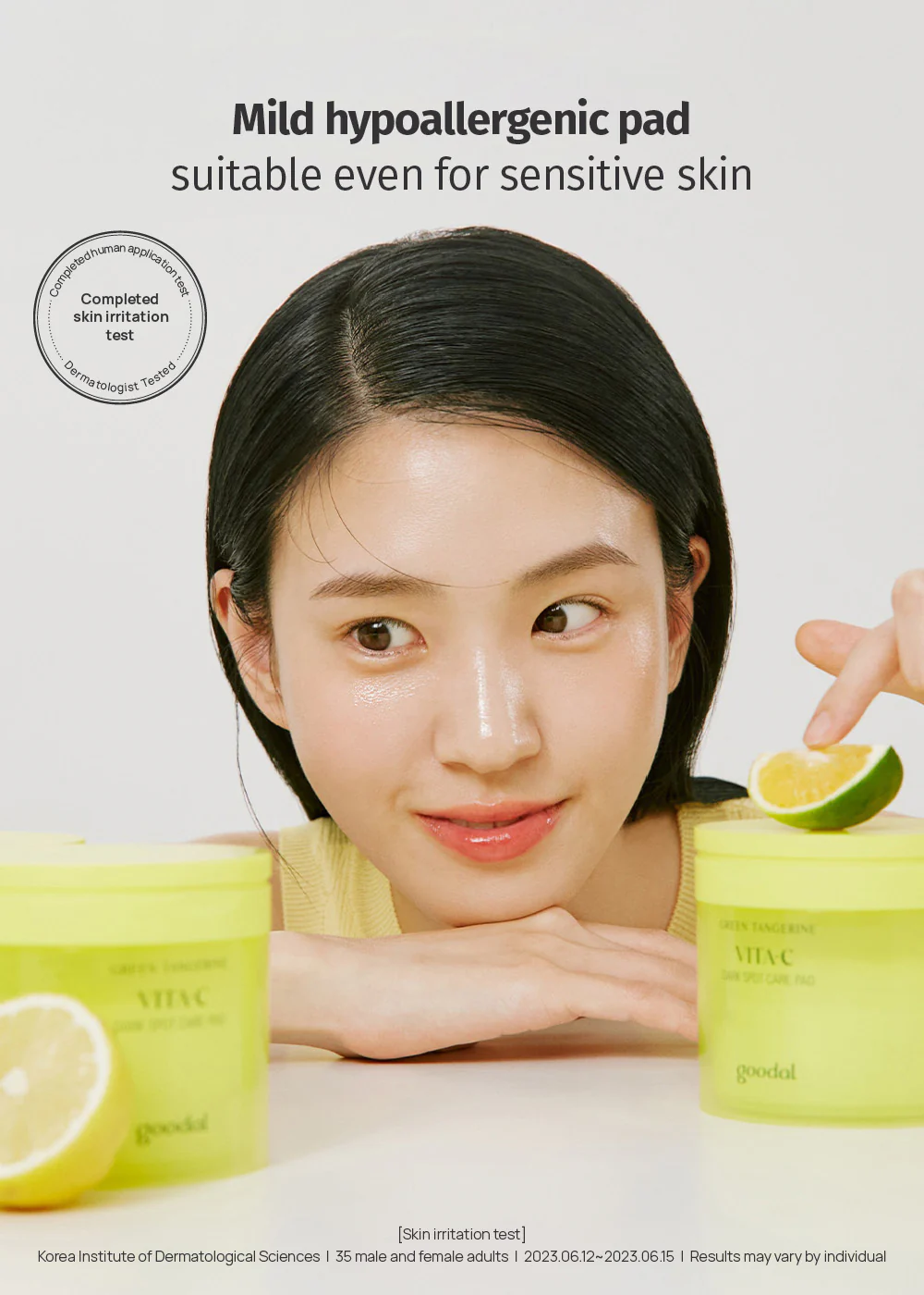 goodal Green Tangerine Vita C Dark Spot Care Pad (70 Sheets) - Image 8