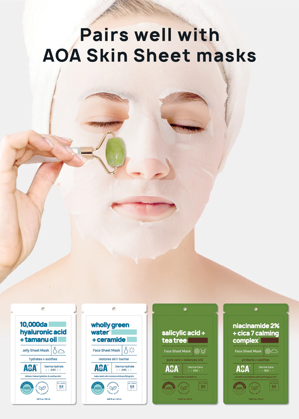 A+ Jade Stone Face Roller - Image 7