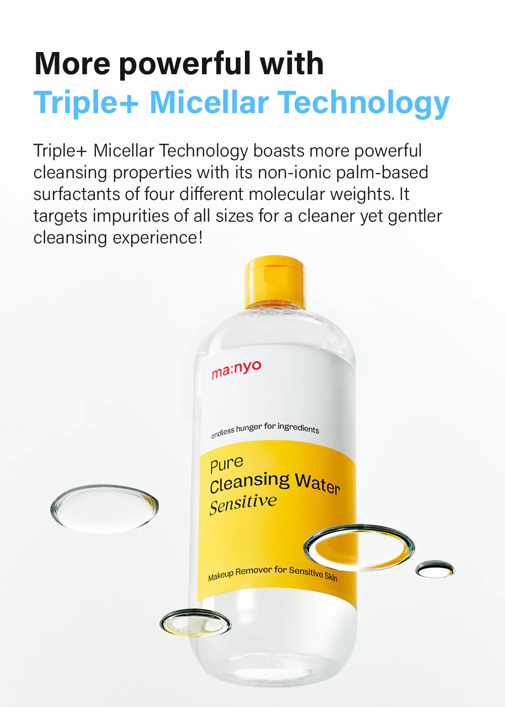 ma:nyo Pure Cleansing Water Sensitive 500ml - Image 4