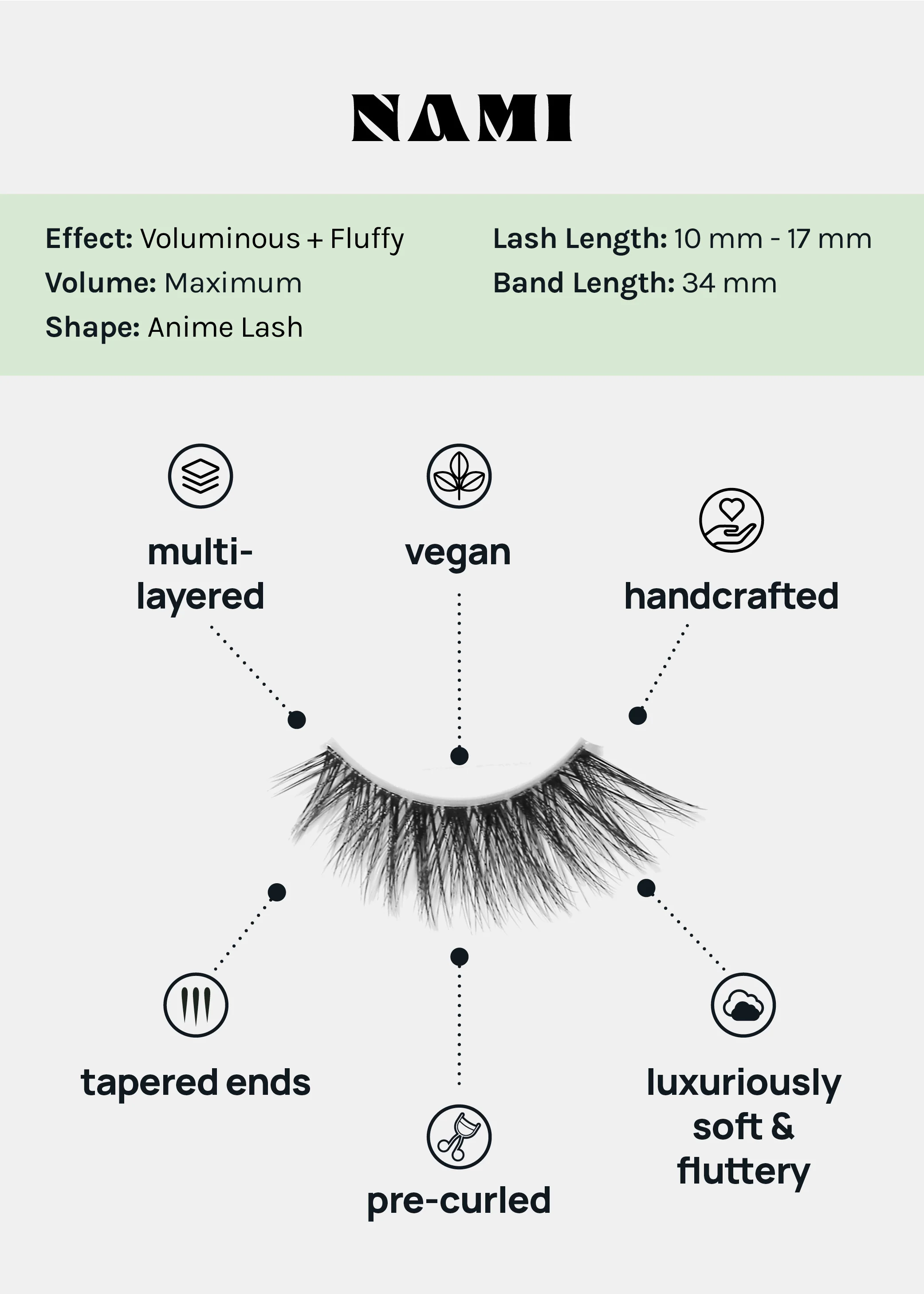 Magical Girl Dramatic Eyelashes – Nami - Image 4