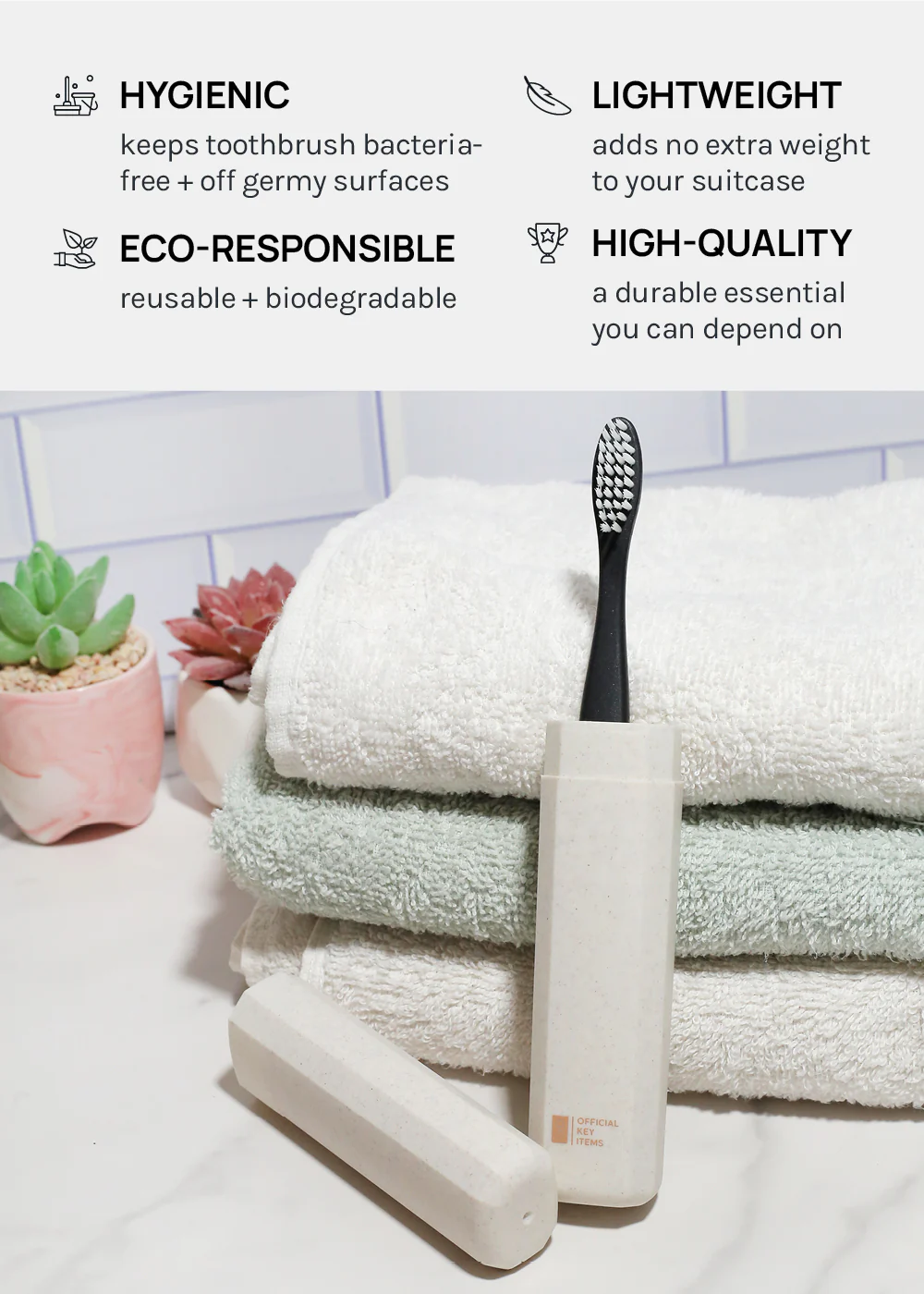 Official Key Items Biodegradable Toothbrush Case - Image 4