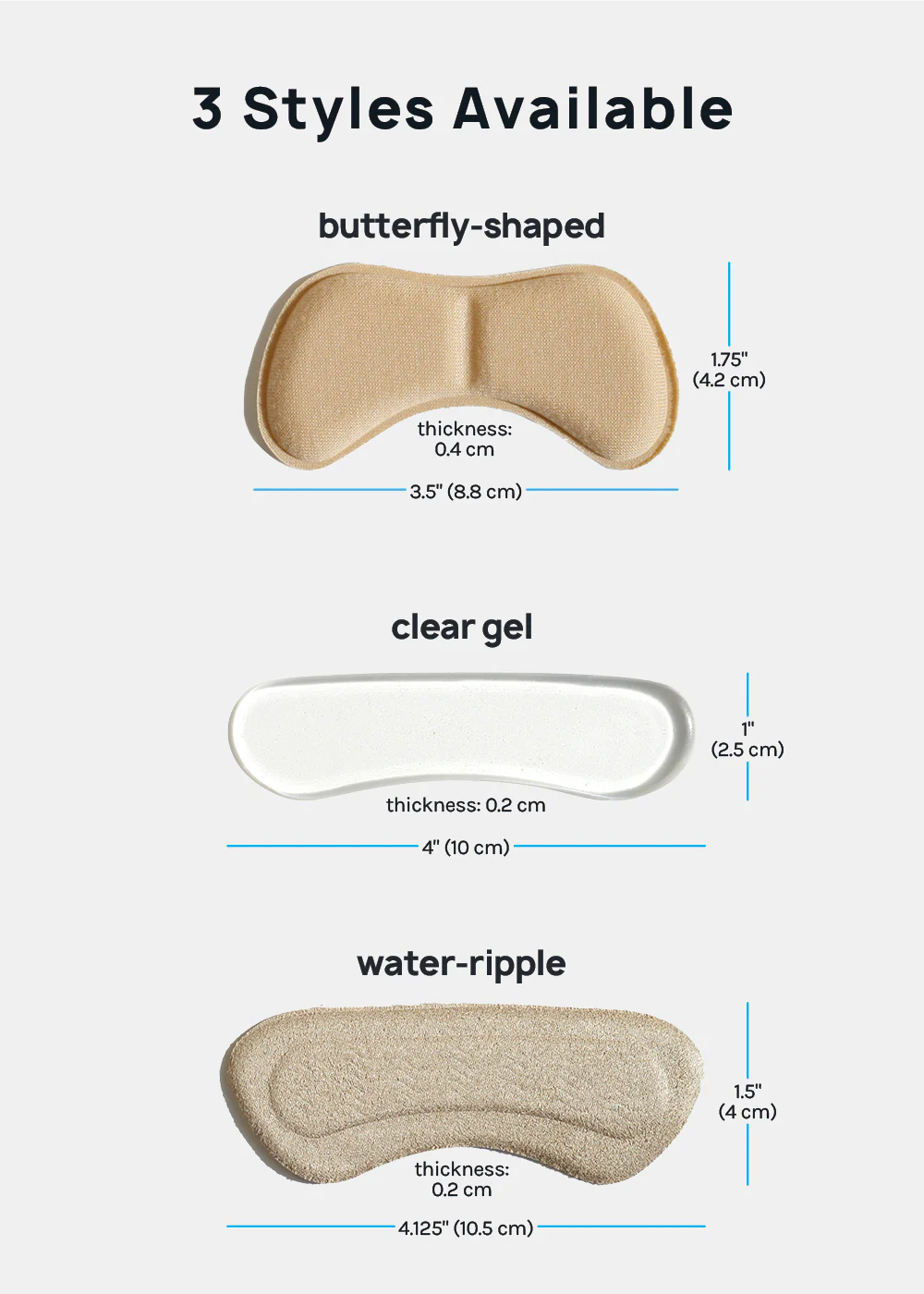 Official Key Items Clear Heel Grips - Image 6