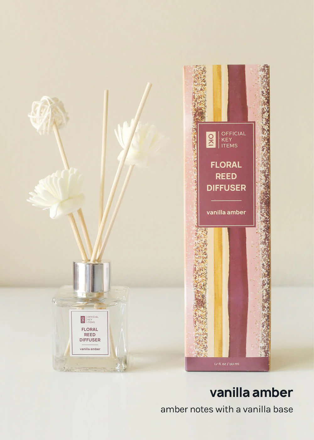 Official Key Items Floral Reed Diffuser - Image 9