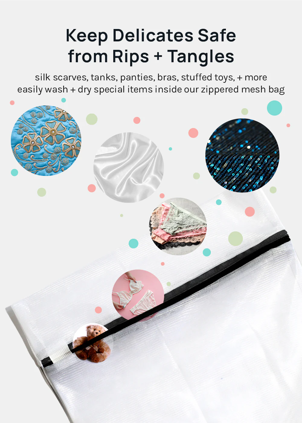 Official Key Items Mesh Laundry Bag - Image 3