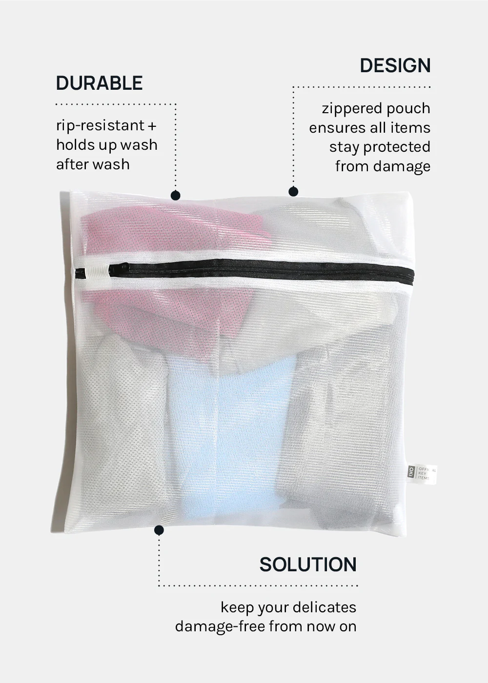Official Key Items Mesh Laundry Bag - Image 5
