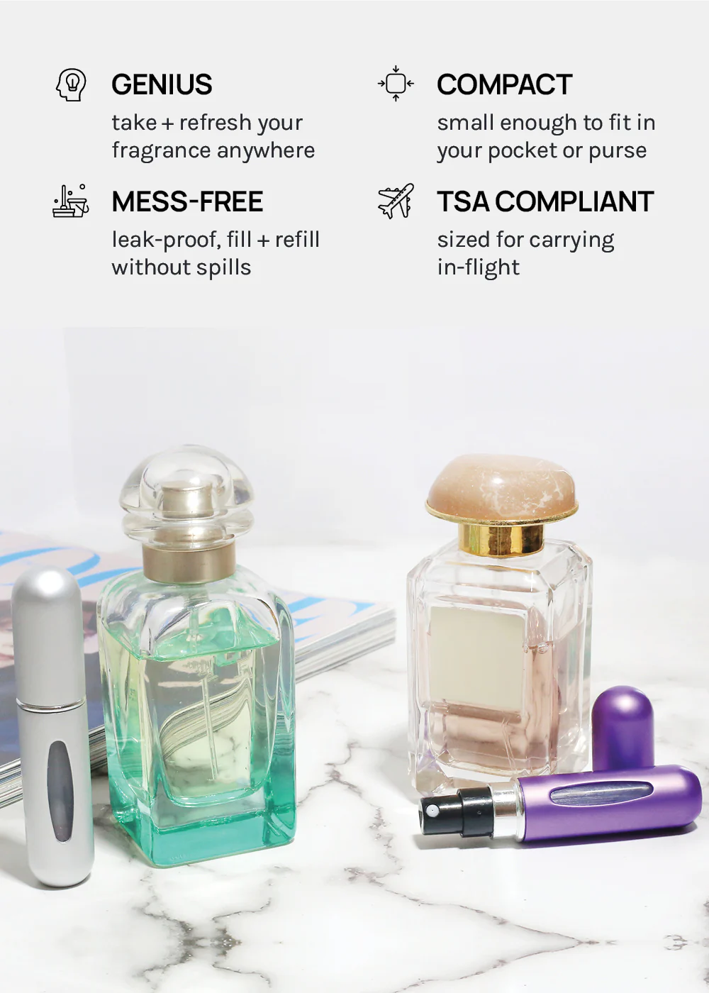 Official Key Items Refillable Perfume Atomizer - Image 4