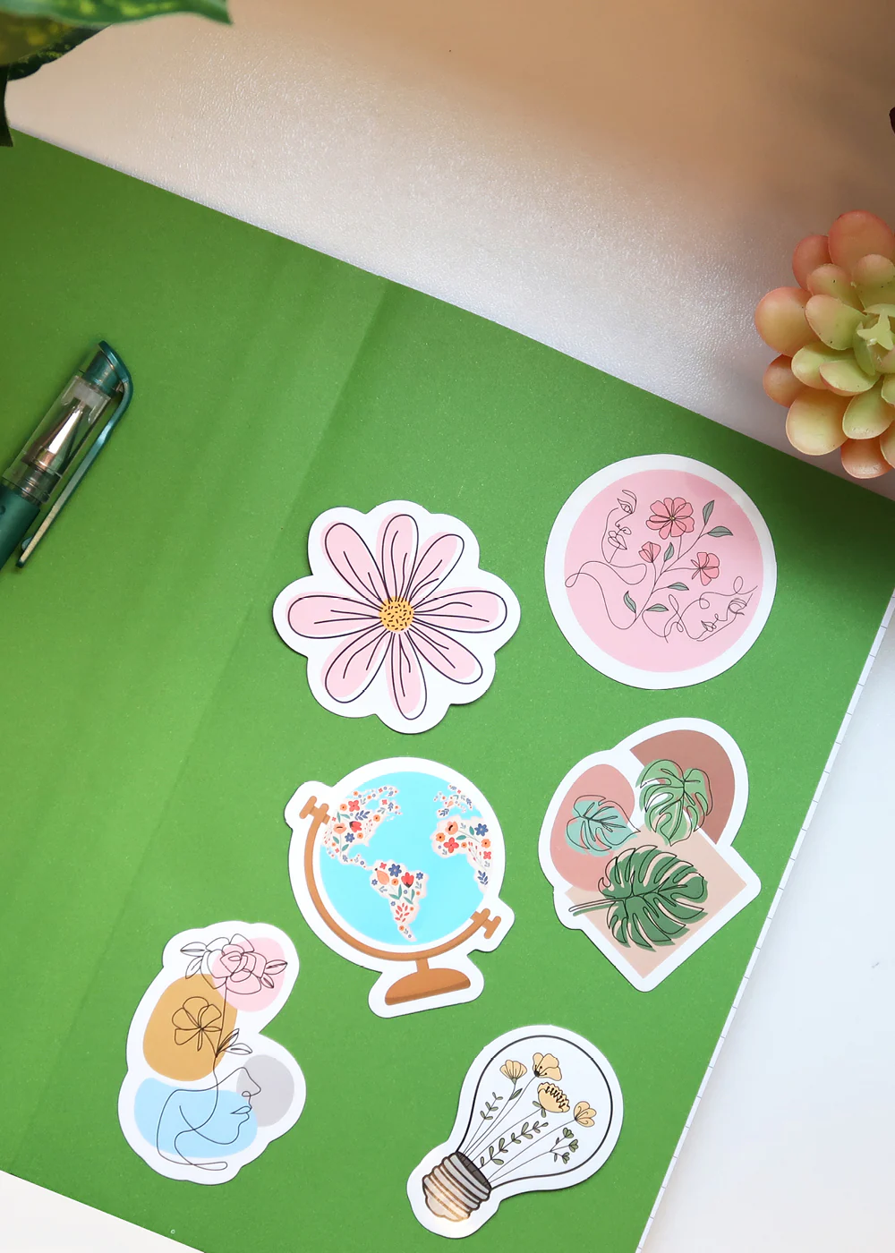 Official Key Items Sticker - Flower Globe - Image 3