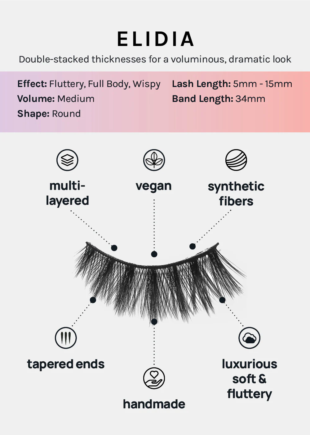 Paw Paw: 3D Faux Mink Lashes - Elidia - Image 4