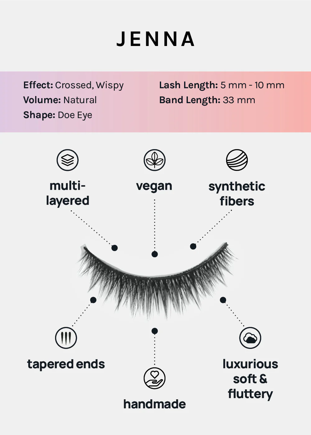Paw Paw: 3D Faux Mink Lashes - Jenna - Image 4
