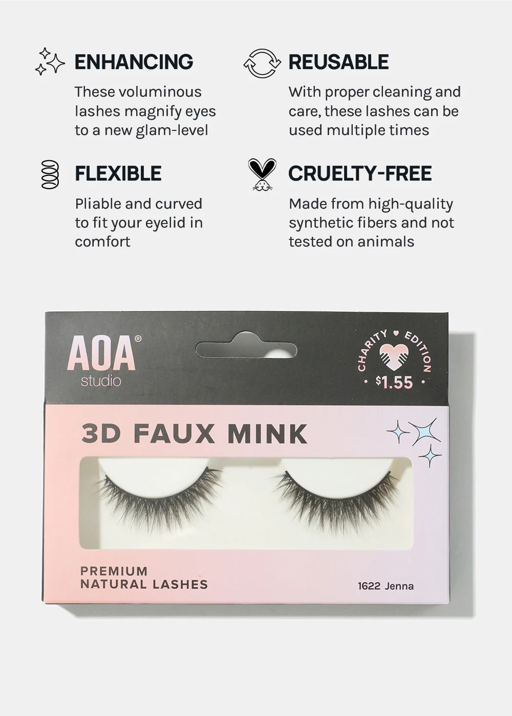 Paw Paw: 3D Faux Mink Lashes - Jenna - Image 5
