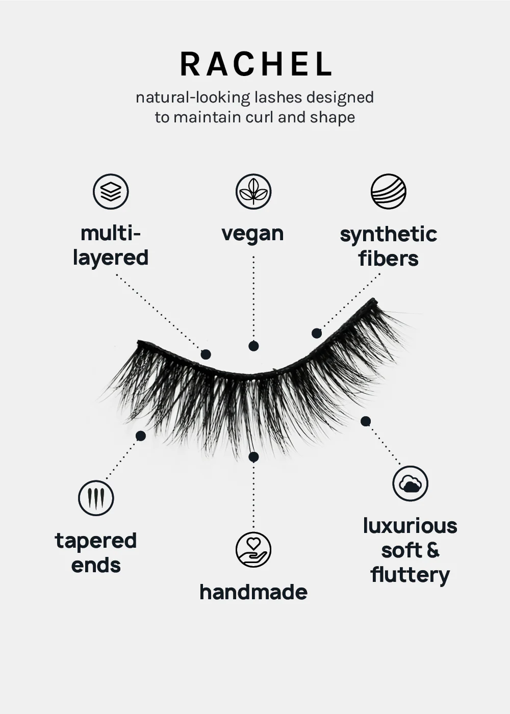 Paw Paw: 3D Faux Mink Lashes - Rachel - Image 3