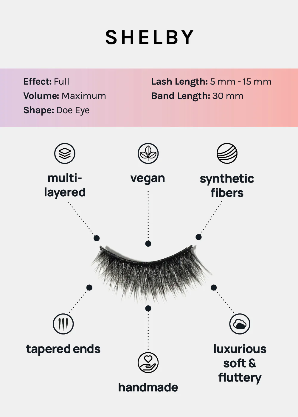 Paw Paw: 3D Faux Mink Lashes- Shelby - Image 4