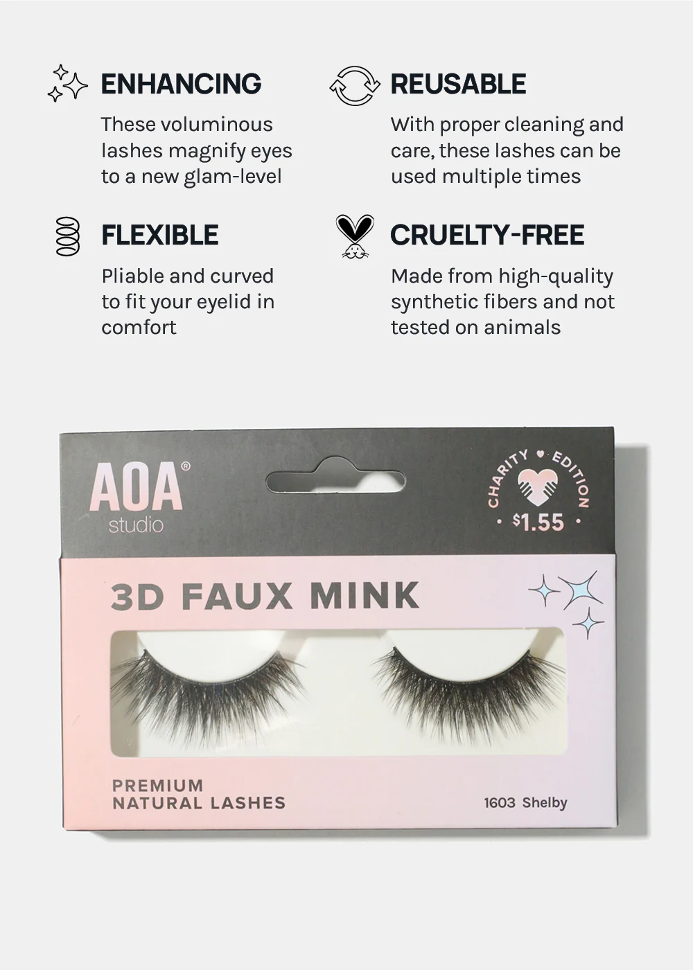 Paw Paw: 3D Faux Mink Lashes- Shelby - Image 5