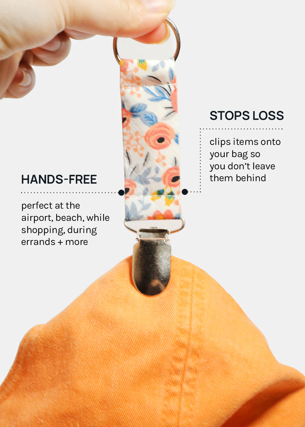 Official Key Items Grosgrain Travel Hat Clips - Image 5