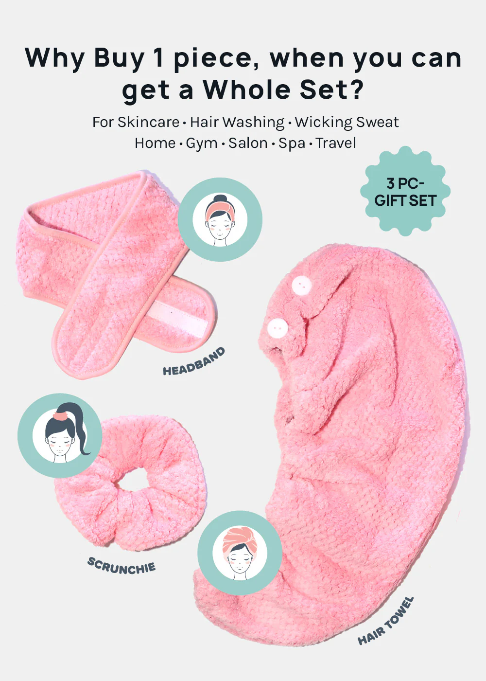 Spa 3 Piece Spa Gift Set - Image 3