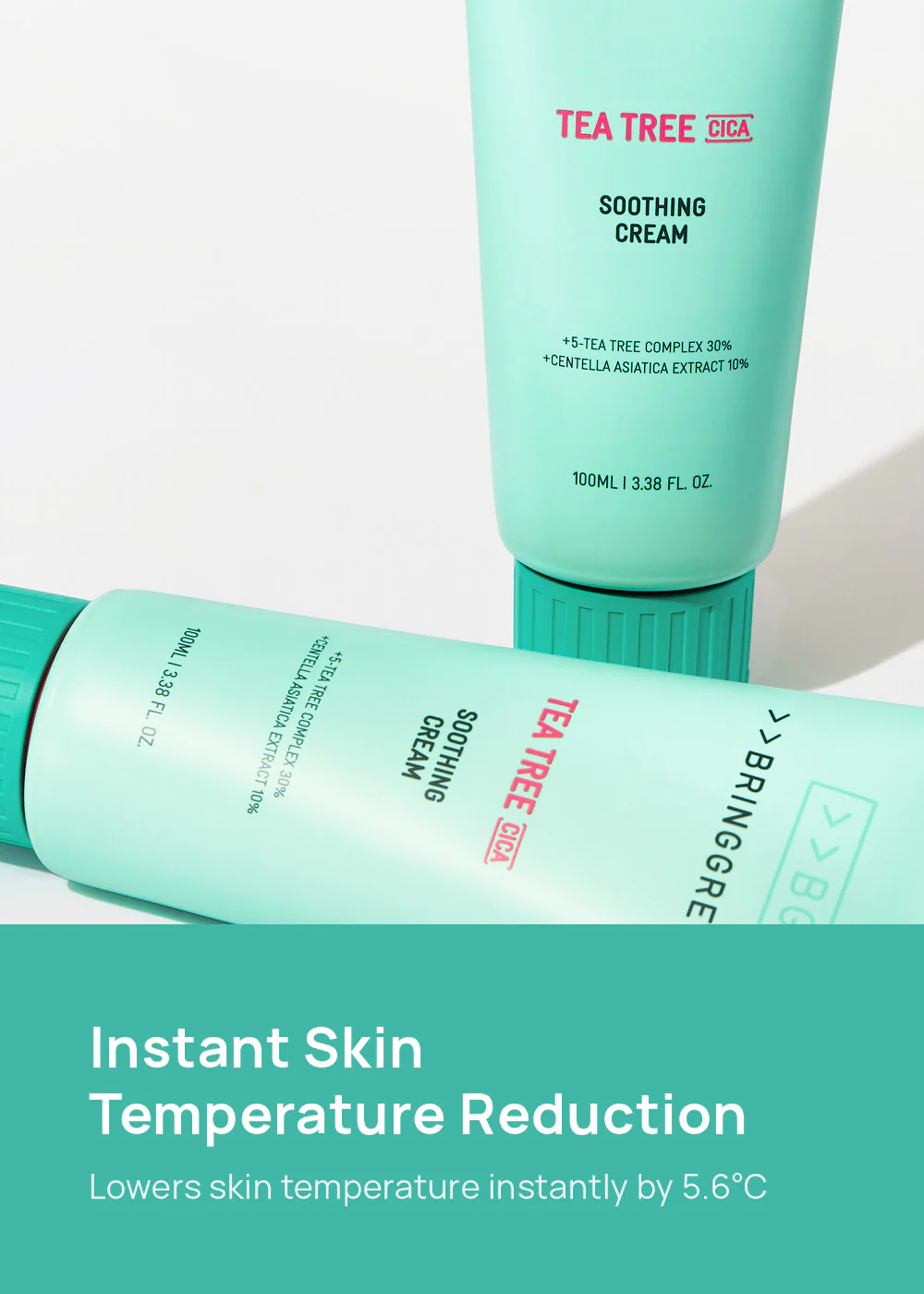 BRINGGREEN Tea Tree Soothing Cream 100ml - Image 5