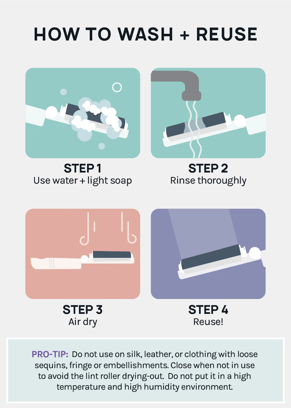 Travel Size Washable Reusable Lint Remover - Image 6